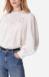 Blusa ricamata