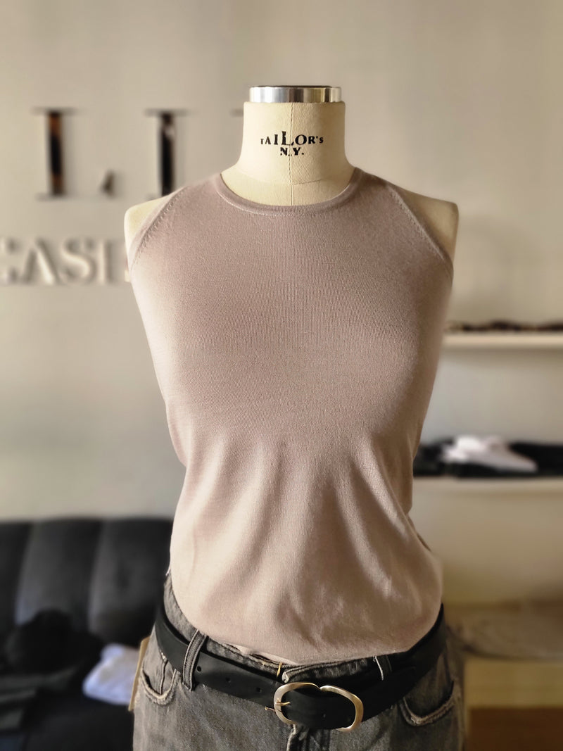 light cashmere tank top