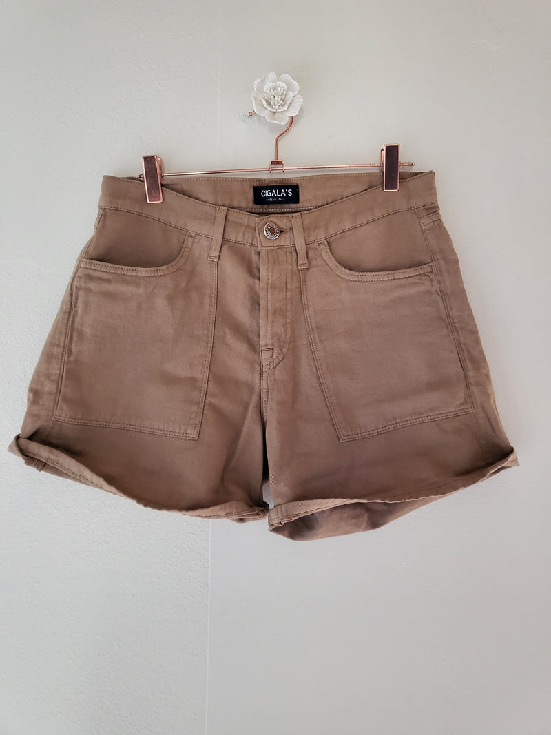 Shorts cotone lino