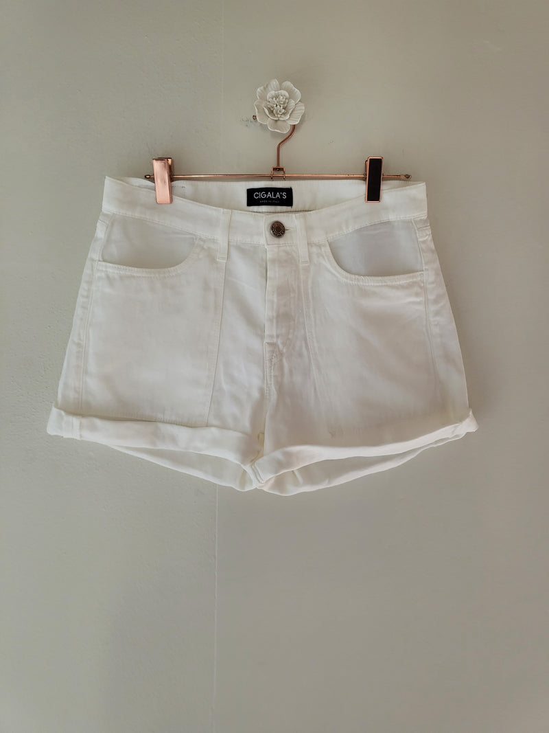 Shorts cotone lino