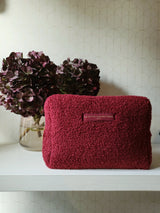 Pochette in teddy Burgundy XL