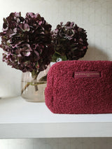 Pochette in teddy Burgundy L