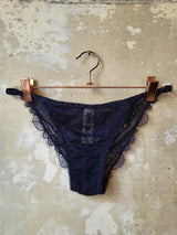 Dark blue lingerie