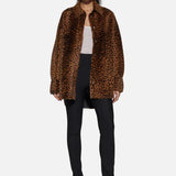 Giaccone animalier reversibile