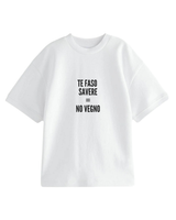 T-shirt 'Te faso savere=no vegno