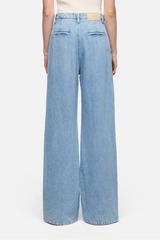 Jeans cotone lino