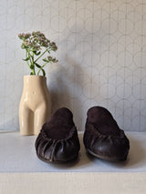 MOCASSINO SCAMOSCIATO DARK BROWN