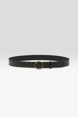 CINTURA IN PELLE NERA
