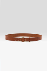 COGNAC LEATHER BELT