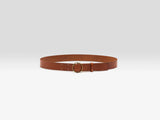 COGNAC LEATHER BELT
