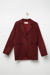 Giacca oversize in lana