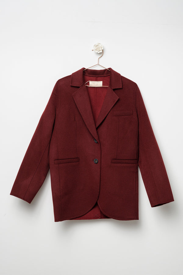 Oversized wool jacket