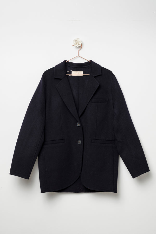 Oversized wool jacket