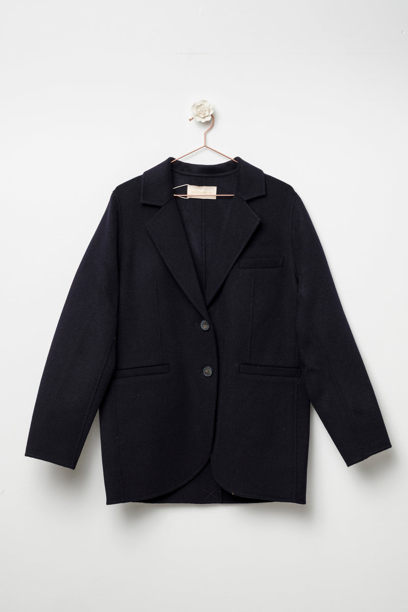Oversized wool jacket