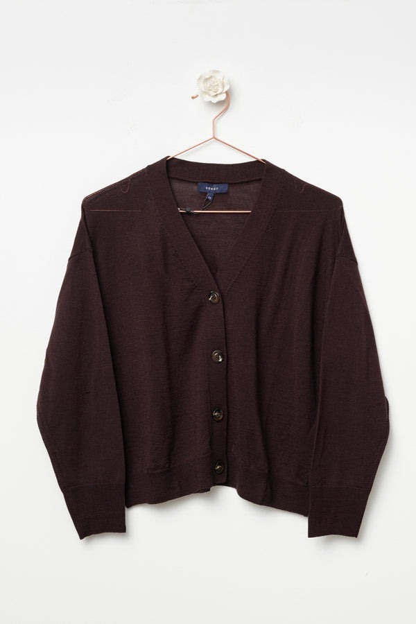 v-neck cardigan