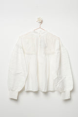 ecru cotton blouse