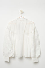 ecru cotton blouse