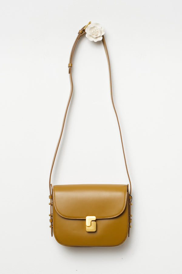 mini bronze shoulder bag