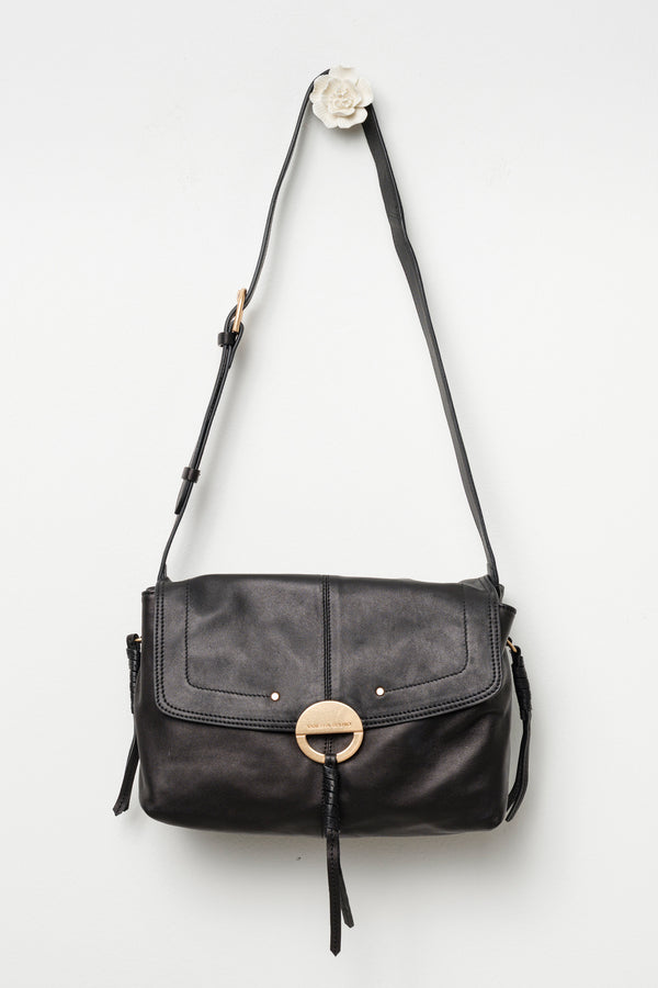 Borsa in pelle nera