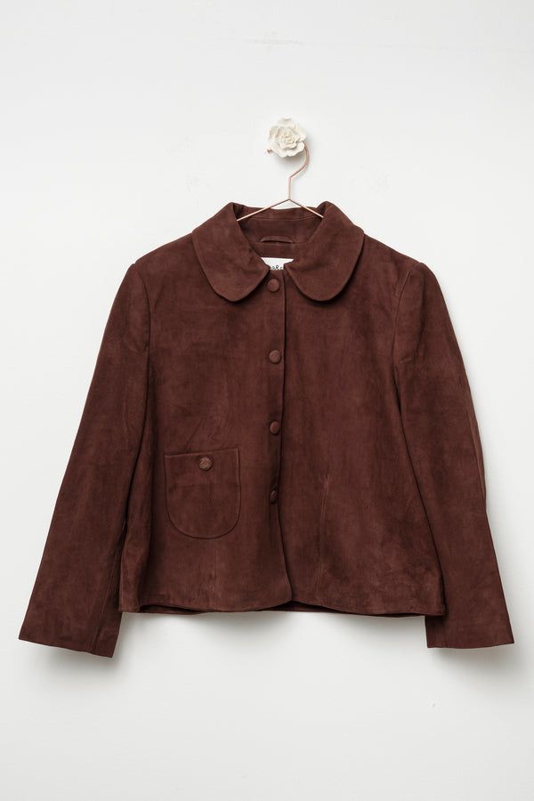 short suede jacket