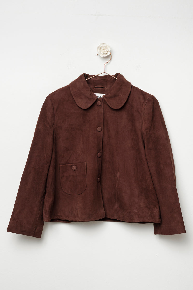 short suede jacket