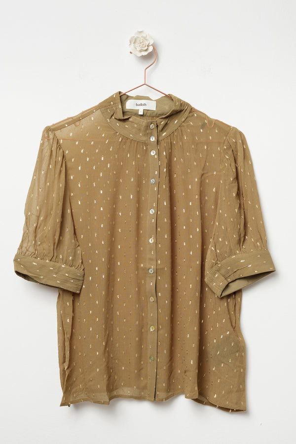 khaki shirt