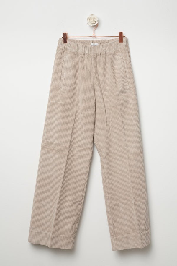 pantalone a coste in velluto