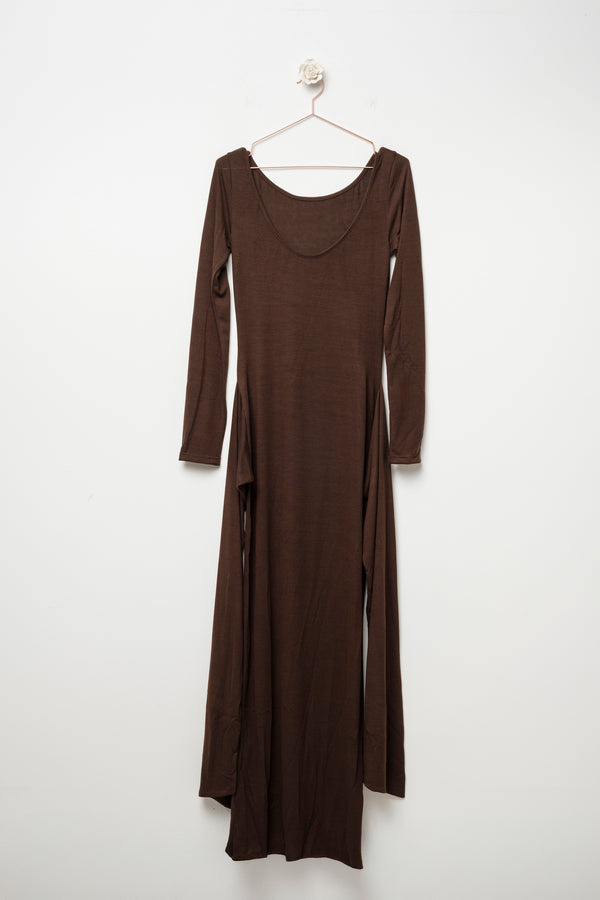 brown dress
