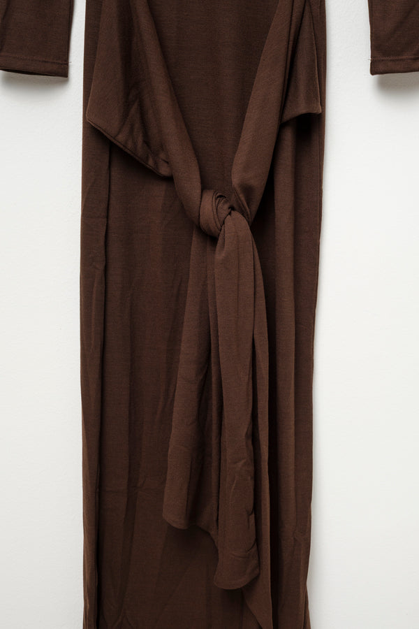 brown dress