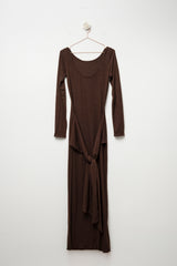 brown dress