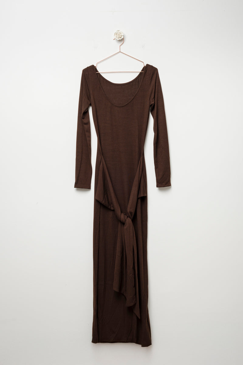 brown dress