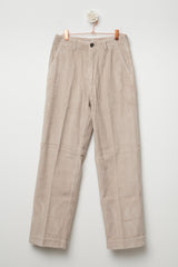 pantalone a coste con risvolto