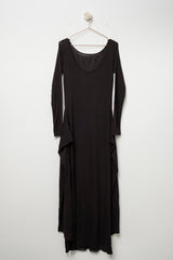 Black dress with knot
