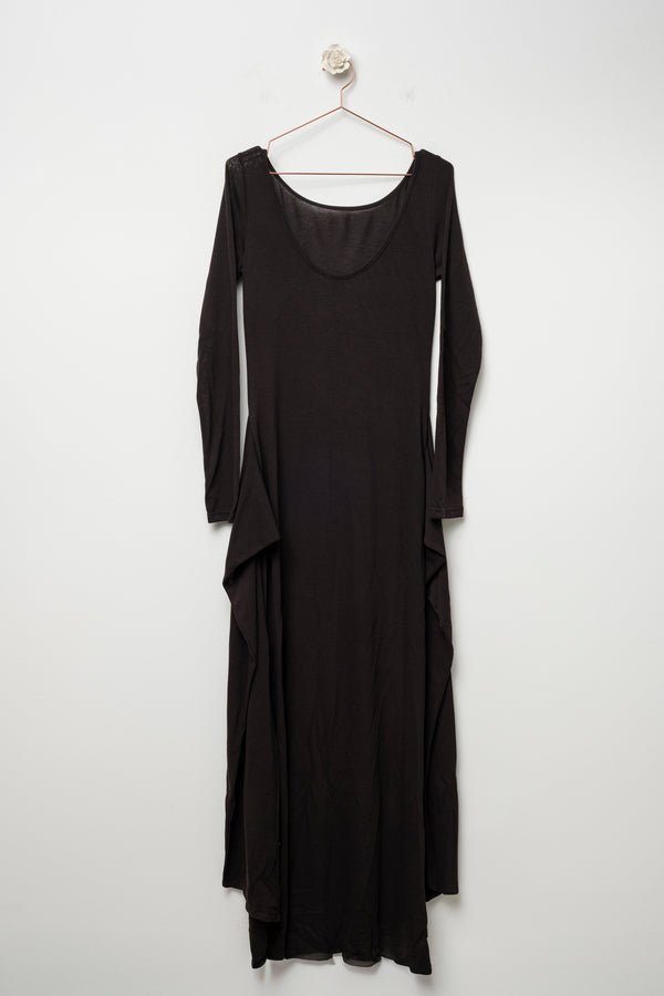 Black dress with knot