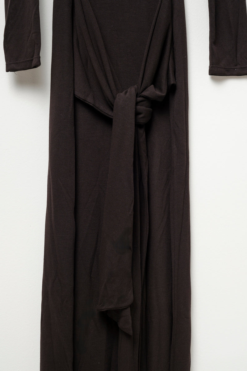 Black dress with knot