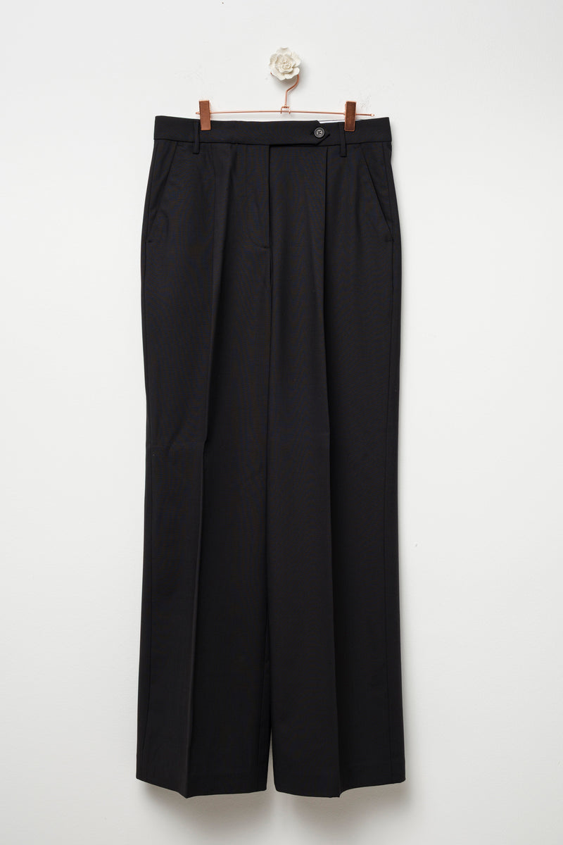 pantalone a palazzo nero