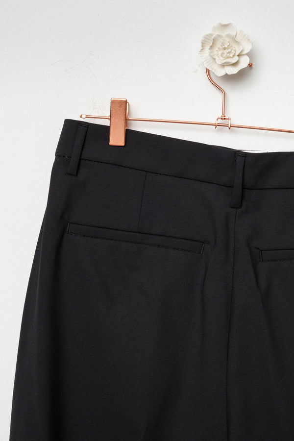 pantalone a palazzo nero