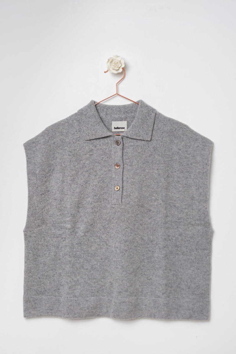 maglione over senza maniche