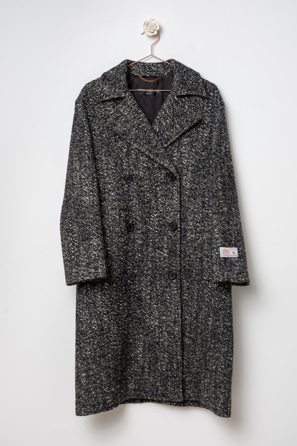 cappotto doppiopetto in panno