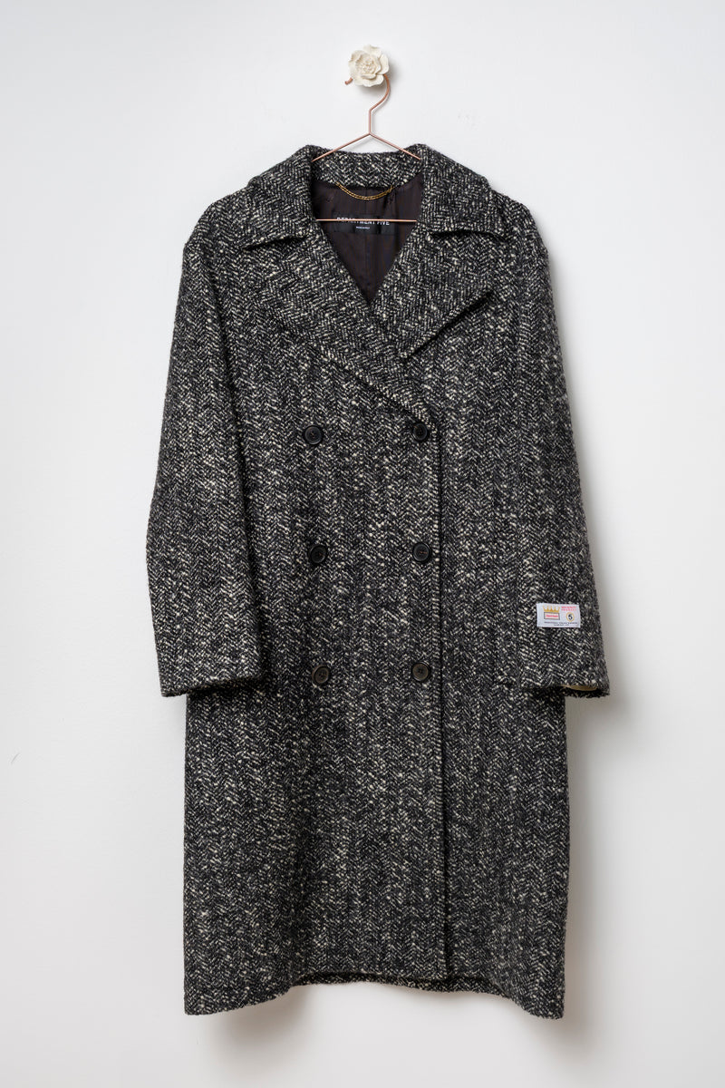 cappotto doppiopetto in panno