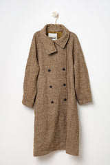 cappotto lungo misto lana