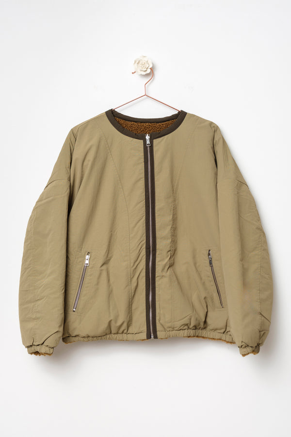 Giacca oversize reversibile