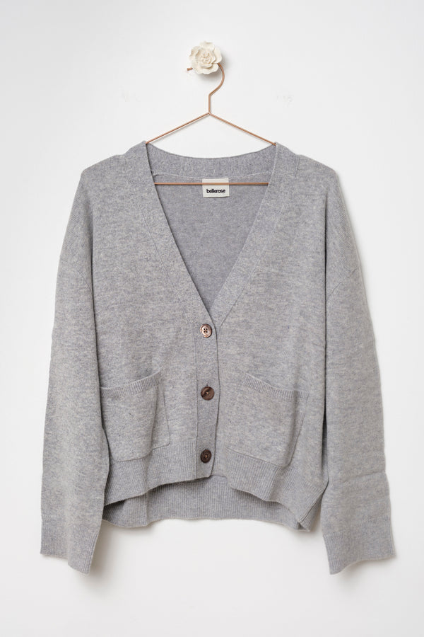 Cardigan grigio over