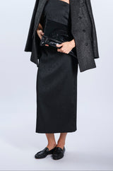 UNLINED BLACK LEATHER MOCCASIN