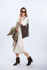 ABITO MIDI BEIGE