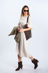 ABITO MIDI BEIGE