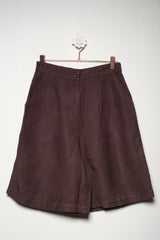 Chocolate Bermuda shorts