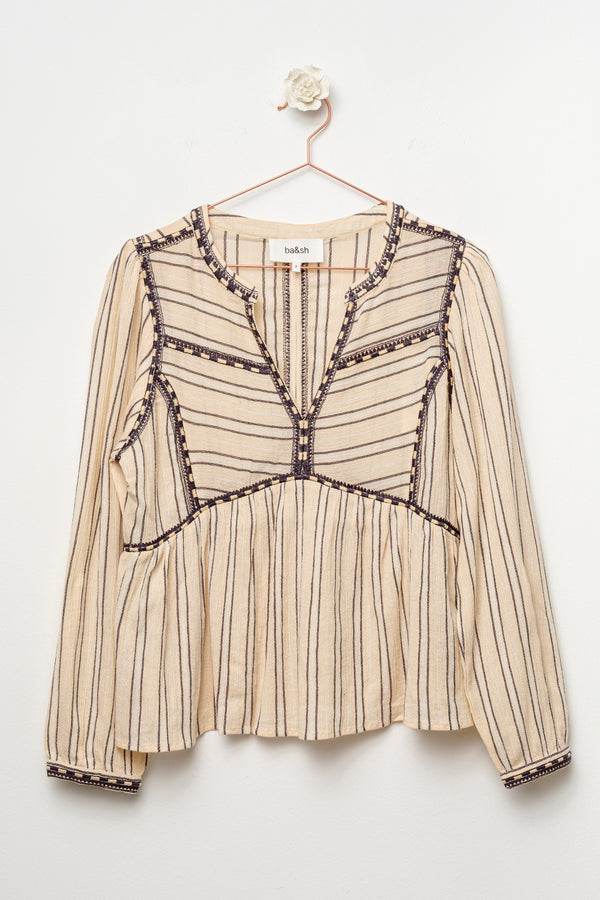 Blusa scollo a V