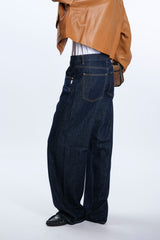 JEANS GAMPA AMPIA BLU