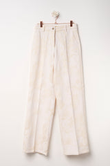 pants embroidered denim